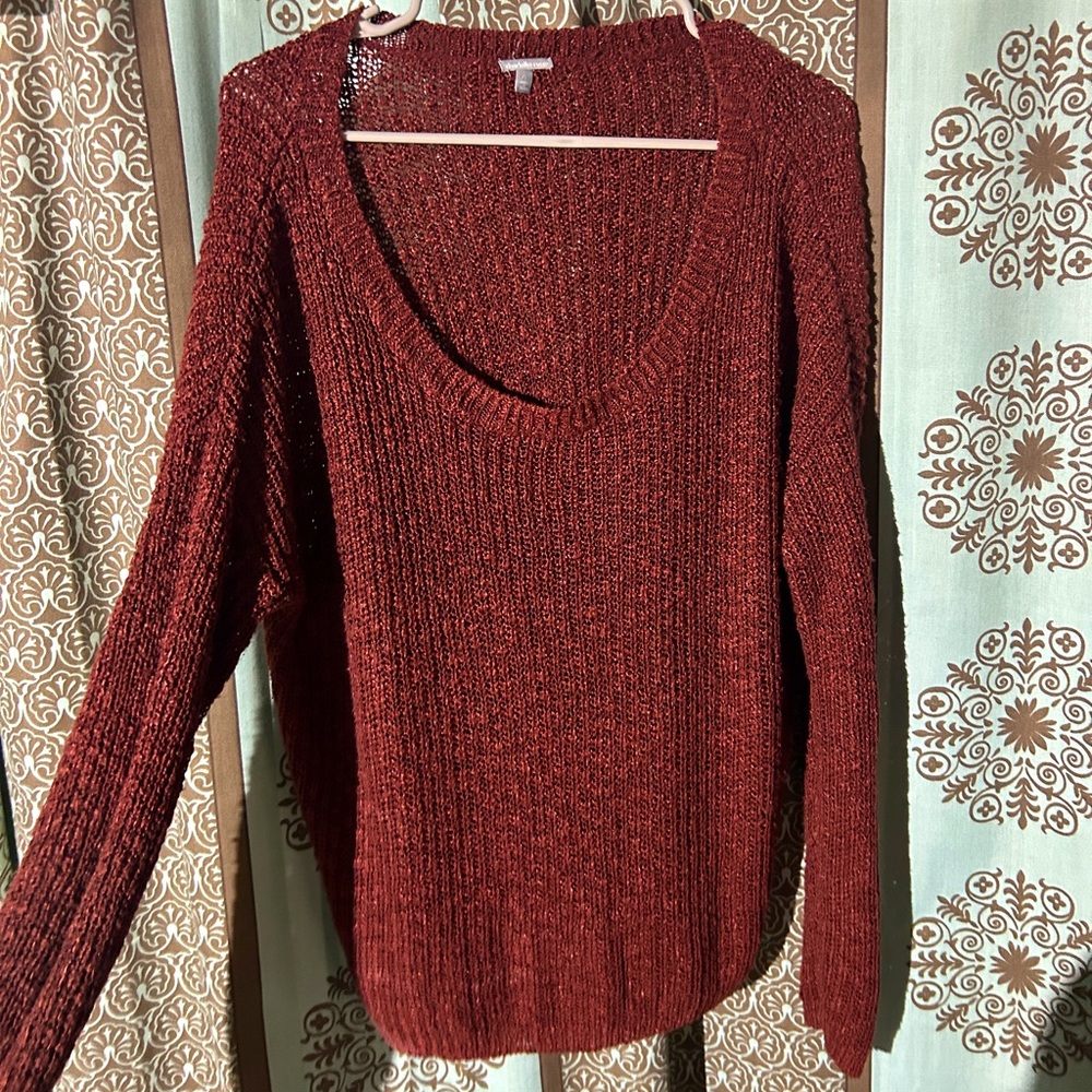 Brick red Charlotte Russe sweater